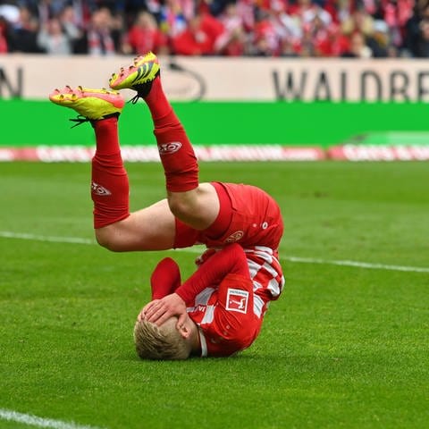 Jonathan Burkhardt vom FSV Mainz 05 vergab gegen Köln eine Großchance. (Foto: IMAGO, IMAGO)