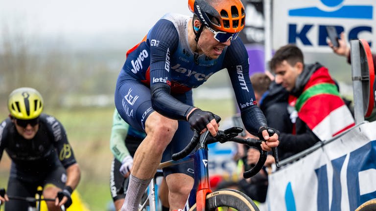 Max Walscheid (GER, Team Jayco AlUla), Ronde van Vlaanderen 2024, Oudenaarde (BEL), 31.03.2024 (Foto: IMAGO, xBEAUTIFULxSPORTS/Hilgerx)